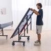 imageVEVOR Ping Pong Table Professional Table Tennis Game Indoor MDF Portable Table Tennis Table Foldable Ping Pong Table with Quick Clamp Net and Lockable Wheel 10 Minute Easy Assembly 25mm Tabletops