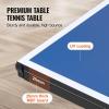 imageVEVOR Ping Pong Table Professional Table Tennis Game Indoor MDF Portable Table Tennis Table Foldable Ping Pong Table with Quick Clamp Net and Lockable Wheel 10 Minute Easy Assembly 25mm Tabletops