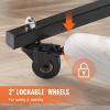 imageVEVOR Ping Pong Table Professional Table Tennis Game Indoor MDF Portable Table Tennis Table Foldable Ping Pong Table with Quick Clamp Net and Lockable Wheel 10 Minute Easy Assembly 12mm Tabletops