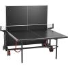 imageVEVOR Ping Pong Table Professional Table Tennis Game IndoorOutdoor All Weather Aluminum Table Tennis Table Portable Foldable Table with Quick Clamp Net ampamp Large Lockable Wheels 10 Minute Assembly