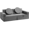 imageVEVOR Play Couch 15pcs Modular Couch Toddler Foam Sofa Couch with HighDensity 25D Sponge for Playing Creativing Sleeping Imaginative Kids Furniture for Bedroom and Playroom