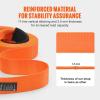 imageVEVOR Polyester Heavy Duty Tow Strap Recovery Kit 3quot x 30 ft MBS36000 lbs Winch Strap Triple Reinforced Loop Snatch Strap  2quot Shackle Hitch Receiver  34quot DRing Shackles 2PCS  Storage Bag