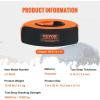 imageVEVOR Polyester Heavy Duty Tow Strap Recovery Kit 3quot x 30 ft MBS36000 lbs Winch Strap Triple Reinforced Loop Snatch Strap  2quot Shackle Hitch Receiver  34quot DRing Shackles 2PCS  Storage Bag