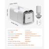 imageVEVOR Portable Air Conditioner 4250 BTU 3Speed Air Conditioning Unit with 24H Timer Air Portable AC Compatible with ACDC 24V for Outdoor Tent Camping RVs or Home Use White4250BTU AC 110V