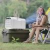 imageVEVOR Portable Air Conditioner 4250 BTU 3Speed Air Conditioning Unit with 24H Timer Air Portable AC Compatible with ACDC 24V for Outdoor Tent Camping RVs or Home Use White4250BTU AC 110V