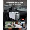 imageVEVOR Portable Air Conditioner 4250 BTU 3Speed Air Conditioning Unit with 24H Timer Air Portable AC Compatible with ACDC 24V for Outdoor Tent Camping RVs or Home Use White4250BTU ACDC 24V