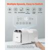 imageVEVOR Portable Air Conditioner 4250 BTU 3Speed Air Conditioning Unit with 24H Timer Air Portable AC Compatible with ACDC 24V for Outdoor Tent Camping RVs or Home Use White4250BTU AC 110V
