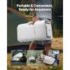 imageVEVOR Portable Air Conditioner 4250 BTU 3Speed Air Conditioning Unit with 24H Timer Air Portable AC Compatible with ACDC 24V for Outdoor Tent Camping RVs or Home Use White4250BTU AC 110V