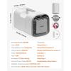 imageVEVOR Portable Air Conditioner 4250 BTU 3Speed Air Conditioning Unit with 24H Timer Air Portable AC Compatible with ACDC 24V for Outdoor Tent Camping RVs or Home Use White4250BTU ACDC 24V
