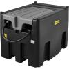 imageVEVOR Portable Diesel Tank 116 Gallon Capacity ampamp 10 GPM Flow Rate Fuel Tank with 12V Electric Transfer Pump and 131ft Rubber Hose PE Diesel Transfer for Easy Fuel Transportation GrayBlack