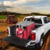 imageVEVOR Portable Diesel Tank 116 Gallon Capacity ampamp 10 GPM Flow Rate Fuel Tank with 12V Electric Transfer Pump and 131ft Rubber Hose PE Diesel Transfer for Easy Fuel Transportation GrayRed