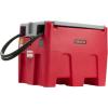 imageVEVOR Portable Diesel Tank 116 Gallon Capacity ampamp 10 GPM Flow Rate Fuel Tank with 12V Electric Transfer Pump and 131ft Rubber Hose PE Diesel Transfer for Easy Fuel Transportation GrayRed
