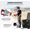 imageVEVOR Portable Diesel Tank 116 Gallon Capacity ampamp 10 GPM Flow Rate Fuel Tank with 12V Electric Transfer Pump and 131ft Rubber Hose PE Diesel Transfer for Easy Fuel Transportation GrayBlack