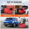imageVEVOR Portable Diesel Tank 116 Gallon Capacity ampamp 10 GPM Flow Rate Fuel Tank with 12V Electric Transfer Pump and 131ft Rubber Hose PE Diesel Transfer for Easy Fuel Transportation GrayRed2