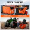 imageVEVOR Portable Diesel Tank 58 Gallon Capacity ampamp 10 GPM Flow Rate Fuel Tank with 12V Electric Transfer Pump and 131ft Rubber Hose PE Diesel Transfer Tank for Easy Fuel Transportation RedOrange