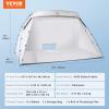 imageVEVOR Portable Paint Booth10x7x6ft Larger Spray Paint Tent with Builtin Floor ampamp Mesh Screen ampamp Windproof Hooks Painting Tent Station for Furniture DIY Hobby Tool Spray Paint ShelterExtra Large10x7x6ft