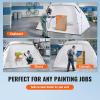 imageVEVOR Portable Paint Booth10x7x6ft Larger Spray Paint Tent with Builtin Floor ampamp Mesh Screen ampamp Windproof Hooks Painting Tent Station for Furniture DIY Hobby Tool Spray Paint ShelterExtra Large10x7x6ft