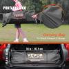imageVEVOR Portable Soccer Goal 12 x 6 ft Large Practice Soccer Net Steel Fiberglass Structure Training Goal Set with Carry Bag AllWeather Outdoor Use for Backyards Parks School Fields12x6 ft PVC