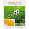imageVEVOR Portable Soccer Goal 12 x 6 ft Large Practice Soccer Net Steel Fiberglass Structure Training Goal Set with Carry Bag AllWeather Outdoor Use for Backyards Parks School FieldsFiberglass Rod Cube