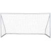imageVEVOR Portable Soccer Goal 12 x 6 ft Large Practice Soccer Net Steel Fiberglass Structure Training Goal Set with Carry Bag AllWeather Outdoor Use for Backyards Parks School Fields12x6 ft PVC