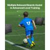 imageVEVOR Portable Soccer Wall with 2 Angles Rebound Foldable HDPE Kickback Rebound Board Soccer Training Equipment for Kids and Adults Passing ampamp Shooting Practice40X16