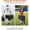 imageVEVOR Portable Soccer Wall with 2 Angles Rebound Foldable HDPE Kickback Rebound Board Soccer Training Equipment for Kids and Adults Passing ampamp Shooting Practice40X16
