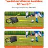imageVEVOR Portable Soccer Wall with 2 Angles Rebound Foldable HDPE Kickback Rebound Board Soccer Training Equipment for Kids and Adults Passing ampamp Shooting Practice40X16