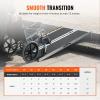 imageVEVOR Portable Wheelchair Ramp 6FT NonSlip Aluminum Folding Handicap Ramp Door Threshold Ramps for Wheelchair for HomeWheel Chair Ramp Steps Cars Scooter Cart Curbs Stairs4FT For height 412
