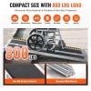 imageVEVOR Portable Wheelchair Ramp 6FT NonSlip Aluminum Folding Handicap Ramp Door Threshold Ramps for Wheelchair for HomeWheel Chair Ramp Steps Cars Scooter Cart Curbs Stairs4FT For height 412
