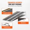 imageVEVOR Portable Wheelchair Ramp 6FT NonSlip Aluminum Folding Handicap Ramp Door Threshold Ramps for Wheelchair for HomeWheel Chair Ramp Steps Cars Scooter Cart Curbs Stairs4FT For height 412