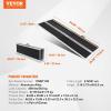 imageVEVOR Portable Wheelchair Ramp 6FT NonSlip Aluminum Folding Handicap Ramp Door Threshold Ramps for Wheelchair for HomeWheel Chair Ramp Steps Cars Scooter Cart Curbs Stairs8FT For height 824