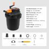 imageVEVOR Pressurized Biological Pond Filter Fit Pond Up to 2000 Gallons with 13W UVC Light 1840 GPH Bio Pond Filter System Filtration Equipment for Fountain Pool Koi Fish Aquarium Tank Garden Water1580 GPH1