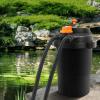 imageVEVOR Pressurized Biological Pond Filter Fit Pond Up to 2000 Gallons with 13W UVC Light 1840 GPH Bio Pond Filter System Filtration Equipment for Fountain Pool Koi Fish Aquarium Tank Garden Water1840 GPH