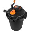 imageVEVOR Pressurized Biological Pond Filter Fit Pond Up to 2000 Gallons with 13W UVC Light 1840 GPH Bio Pond Filter System Filtration Equipment for Fountain Pool Koi Fish Aquarium Tank Garden Water2630 GPH