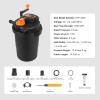 imageVEVOR Pressurized Biological Pond Filter Fit Pond Up to 2000 Gallons with 13W UVC Light 1840 GPH Bio Pond Filter System Filtration Equipment for Fountain Pool Koi Fish Aquarium Tank Garden Water1840 GPH