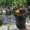 imageVEVOR Pressurized Biological Pond Filter Fit Pond Up to 2000 Gallons with 13W UVC Light 1840 GPH Bio Pond Filter System Filtration Equipment for Fountain Pool Koi Fish Aquarium Tank Garden Water2630 GPH
