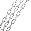 imageVEVOR Proof Coil Chain 18quot x 33 350 lbs Safe Working Load Zinc Plated Proof Tested Coil Chain with Two Quick Links Galvanized Carbon Steel Link Chain for Towing Hanging Camping Pet Towing18 Inch x 33 Ft