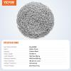 imageVEVOR Proof Coil Chain 18quot x 33 350 lbs Safe Working Load Zinc Plated Proof Tested Coil Chain with Two Quick Links Galvanized Carbon Steel Link Chain for Towing Hanging Camping Pet Towing516 Inch x 92 Ft