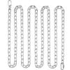 imageVEVOR Proof Coil Chain 18quot x 33 350 lbs Safe Working Load Zinc Plated Proof Tested Coil Chain with Two Quick Links Galvanized Carbon Steel Link Chain for Towing Hanging Camping Pet Towing516 Inch x 92 Ft