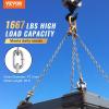 imageVEVOR Proof Coil Chain 18quot x 33 350 lbs Safe Working Load Zinc Plated Proof Tested Coil Chain with Two Quick Links Galvanized Carbon Steel Link Chain for Towing Hanging Camping Pet Towing516 Inch x 92 Ft