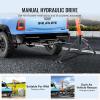 imageVEVOR Receiver Hitch Mounted Hydraulic Pickup Truck Crane 1000 lbs Capacity 360 Swivel Three Boom Capacities of 500 lbs 750 lbs ampamp 1000 lbs for Lifting Goods in Construction Forestry FactoryHitchMount Crane with Adjustable Support Legs