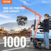 imageVEVOR Receiver Hitch Mounted Hydraulic Pickup Truck Crane 1000 lbs Capacity 360 Swivel Three Boom Capacities of 500 lbs 750 lbs ampamp 1000 lbs for Lifting Goods in Construction Forestry FactoryHitchMount Crane with Adjustable Support Legs