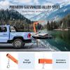 imageVEVOR Receiver Hitch Mounted Hydraulic Pickup Truck Crane 1000 lbs Capacity 360 Swivel Three Boom Capacities of 500 lbs 750 lbs ampamp 1000 lbs for Lifting Goods in Construction Forestry FactoryHitchMount Crane with Adjustable Support Legs