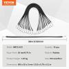 imageVEVOR Rubber Bungee Cords 50 Pack 21quot Long Weatherproof Natural Rubber Tie Down Straps with Crimped S Hooks Heavy Duty Outdoor Tarp Straps for Securing Flatbed Trailers Canvases Cargo and More36inch 10pcs
