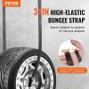 imageVEVOR Rubber Bungee Cords 50 Pack 21quot Long Weatherproof Natural Rubber Tie Down Straps with Crimped S Hooks Heavy Duty Outdoor Tarp Straps for Securing Flatbed Trailers Canvases Cargo and More31inch 50pcs