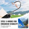 imageVEVOR Rubber Bungee Cords 50 Pack 21quot Long Weatherproof Natural Rubber Tie Down Straps with Crimped S Hooks Heavy Duty Outdoor Tarp Straps for Securing Flatbed Trailers Canvases Cargo and More36inch 10pcs
