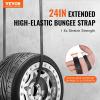 imageVEVOR Rubber Bungee Cords 50 Pack 21quot Long Weatherproof Natural Rubber Tie Down Straps with Crimped S Hooks Heavy Duty Outdoor Tarp Straps for Securing Flatbed Trailers Canvases Cargo and More24inch 10pcs