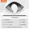 imageVEVOR Rubber Bungee Cords 50 Pack 21quot Long Weatherproof Natural Rubber Tie Down Straps with Crimped S Hooks Heavy Duty Outdoor Tarp Straps for Securing Flatbed Trailers Canvases Cargo and More24inch 10pcs
