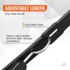 imageVEVOR Rubber Bungee Cords 50 Pack 21quot Long Weatherproof Natural Rubber Tie Down Straps with Crimped S Hooks Heavy Duty Outdoor Tarp Straps for Securing Flatbed Trailers Canvases Cargo and More40inch 4pcs Adjustable