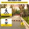 imageVEVOR Rubber Speed Bump 2 Pack  6 FT Heavy Duty 22000 lbs Capacity for Road ampamp Driveway 728quot x 122quot x 22quot Modular Traffic Hump 2 Channel Floor Cord Cover for Asphalt Concrete Gravel6ft